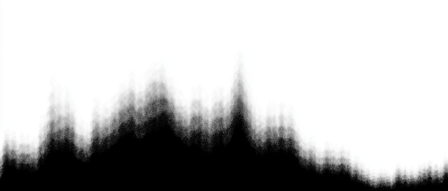 Abstract Monochrome Wave Composition