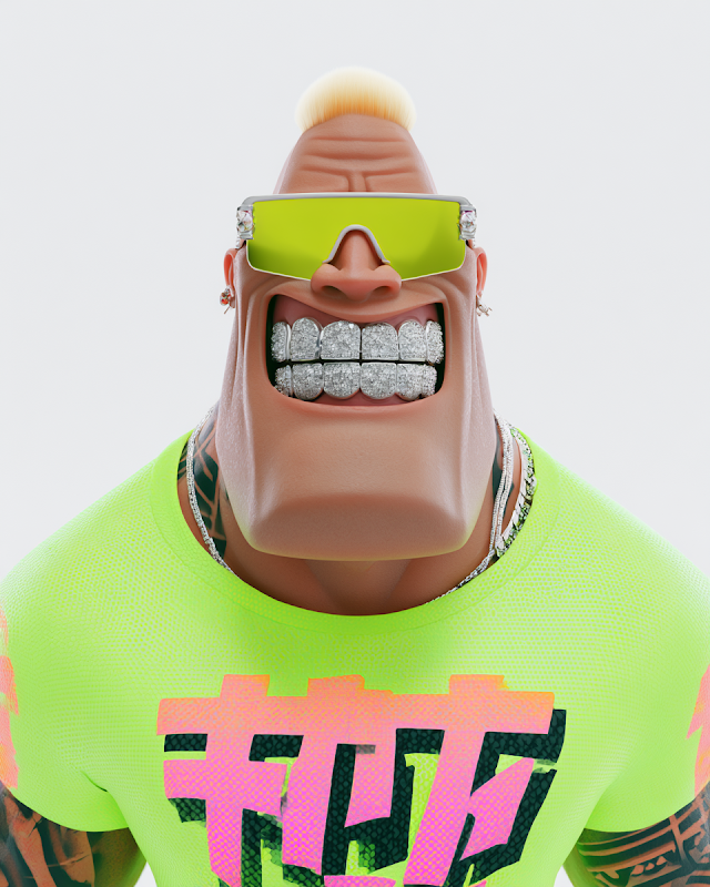 Anime-Style Character with Silver Accessories