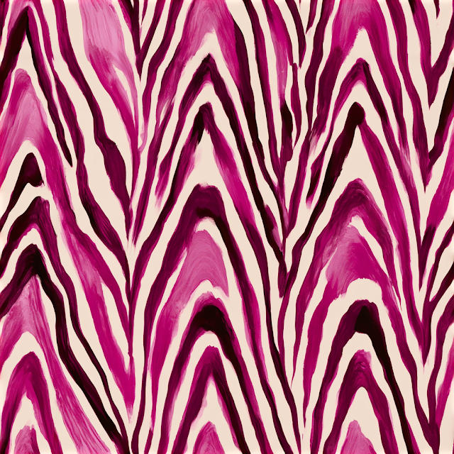 Bold Abstract Zebra Stripe Pattern