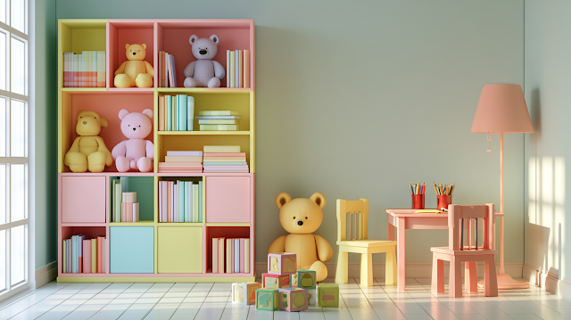 Bright and Cheerful Children’s Playroom