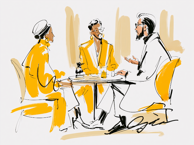 Business Meeting Illustration