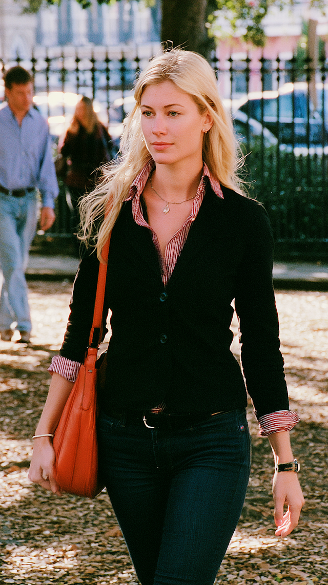 Candid Outdoor Fashion Shot of a Woman