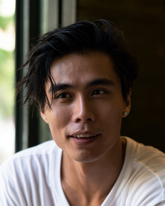 Candid Portrait of a Handsome Cantonese Man