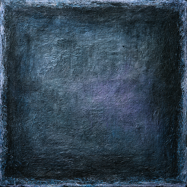 Charcoal and Indigo Textured Void