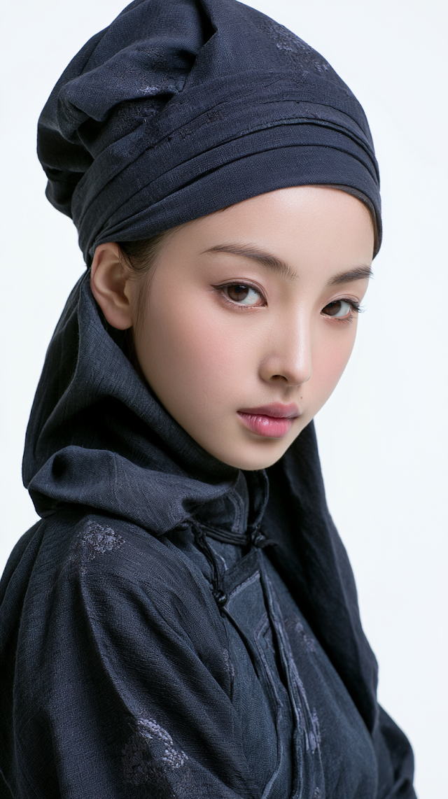Charming Chinese Beauty in Artistic Portrait