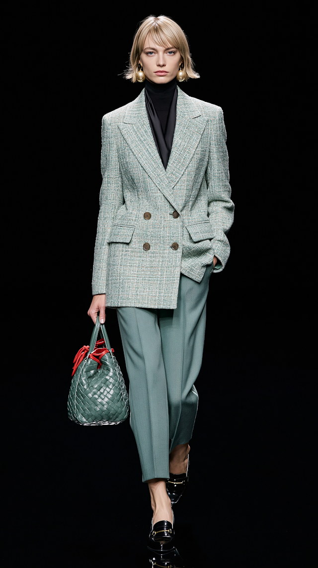 Chic Modern Fashion Look on the Runway