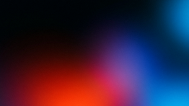 Cinematic Abstract Gradient Background with Glowing Orbs