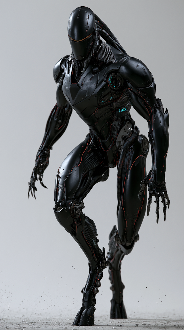 Cinematic Cyberpunk Biomechanical Hunter