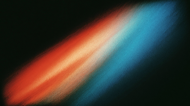 Cinematic Gradient Background with Warm and Cool Tones