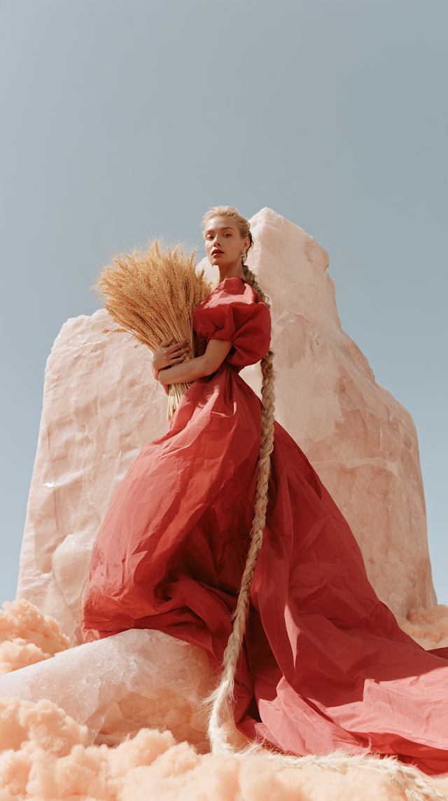 Cinematic High-Fashion Portrait of Virgo