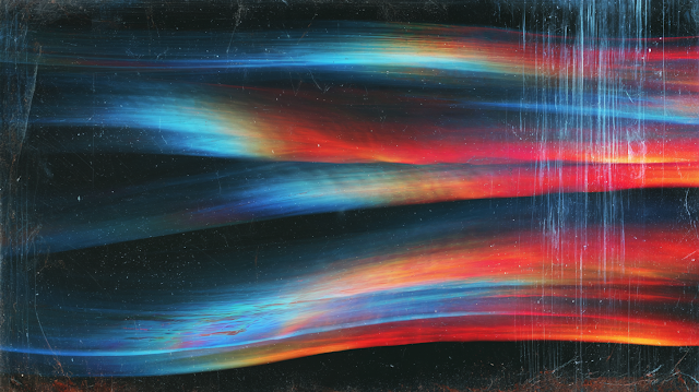 Cinematic Light Refraction Abstract