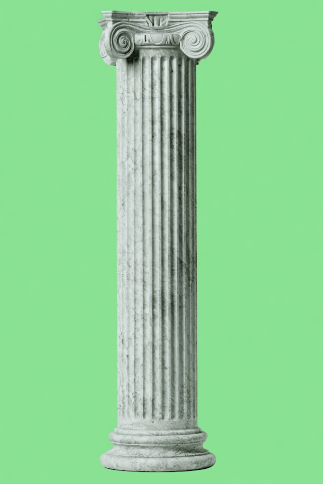 Classic Marble Pillar of Justice