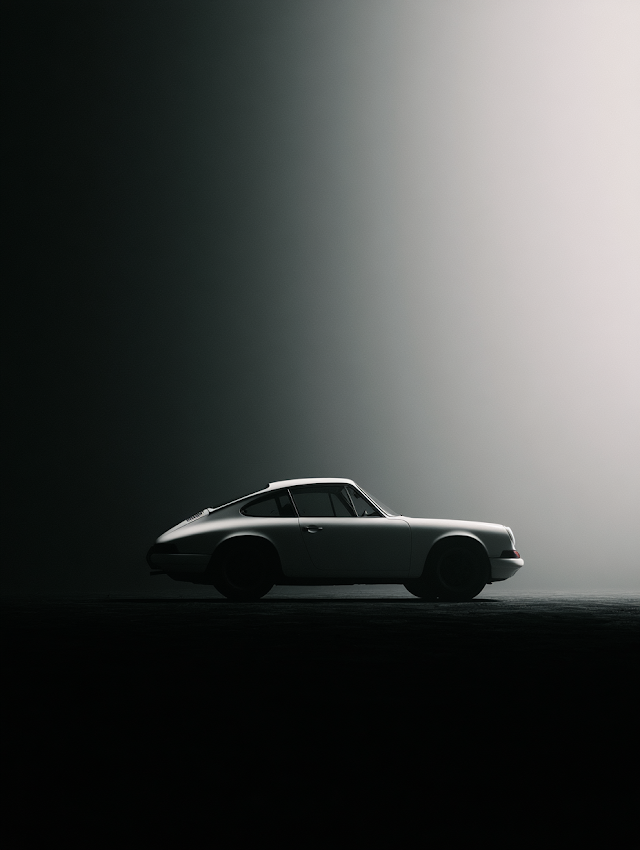 Classic Porsche 911 Rear View