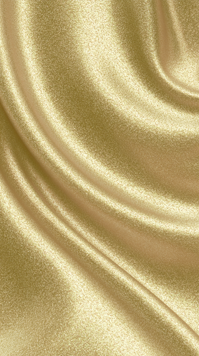 Close-Up of Luxurious Gold Satin Fabric