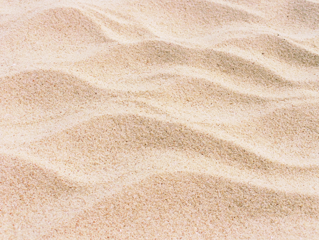 Close-Up of Textured Beach Sand