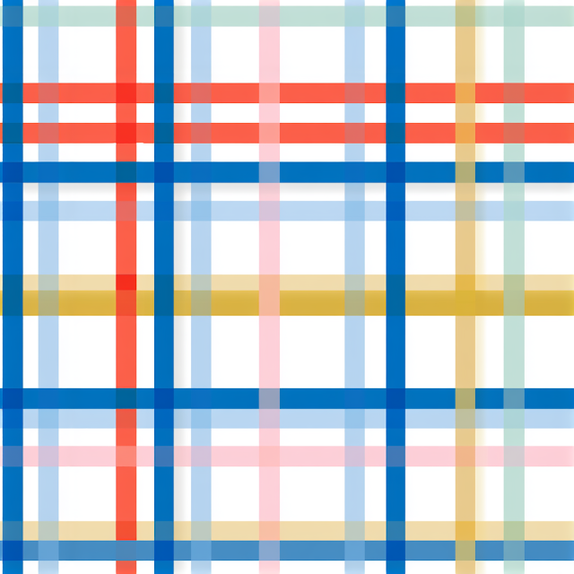 Colorful Modern Plaid Check Pattern