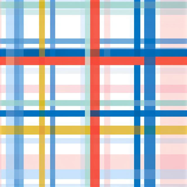 Colorful Modern Plaid Check Pattern