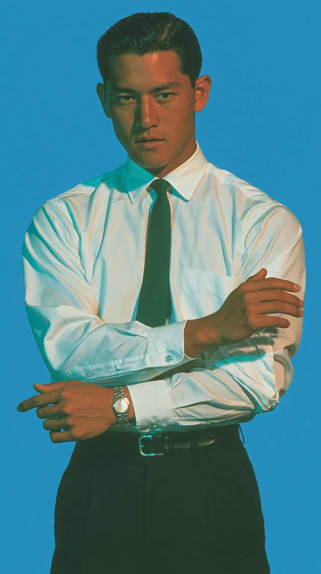 Confident Asian Businessman in Formal Attire