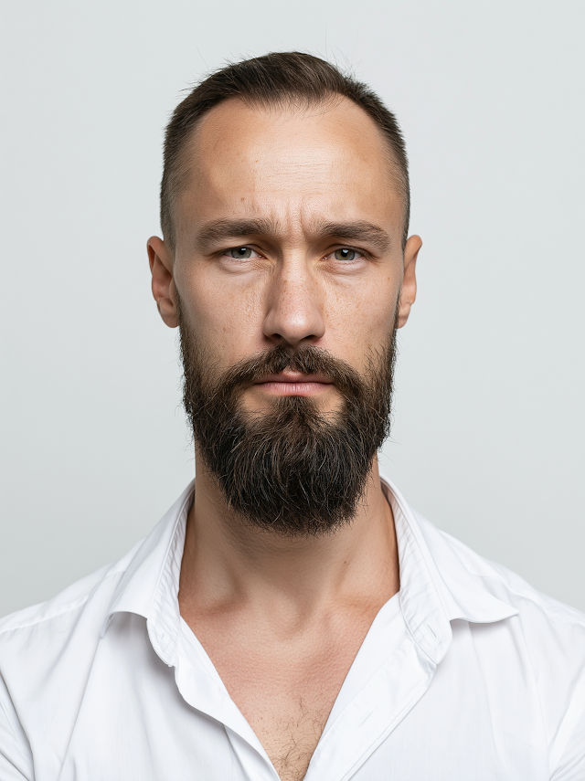 Confident Slavic Man Portrait