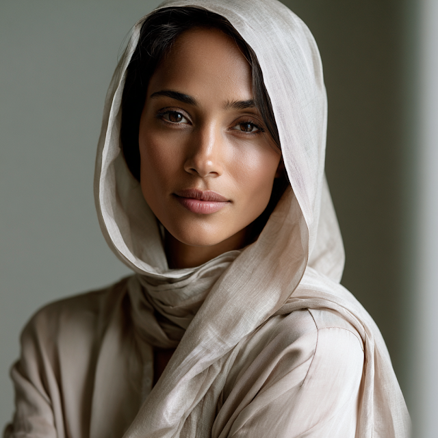 Confident Young Woman in Hijab