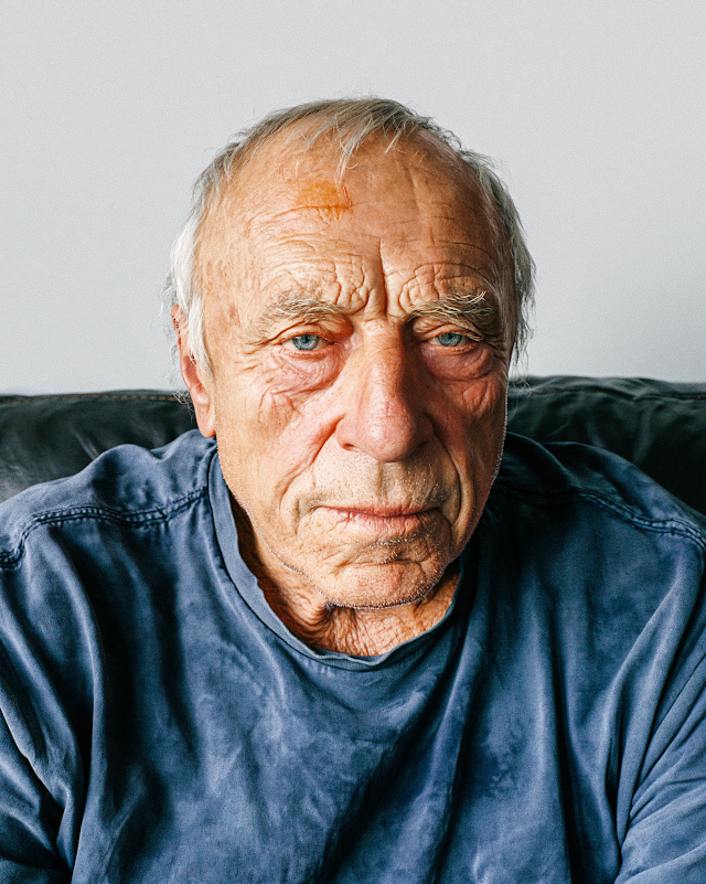 Contemplative Elderly Portrait