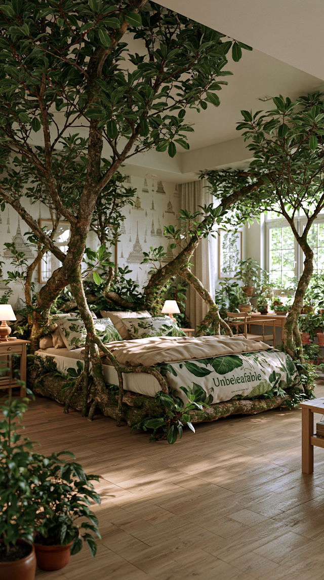 Cozy Thai Apartment with Mangrove Tree Bed
