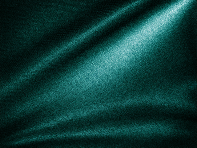Dark Teal Fabric with Turquoise Light
