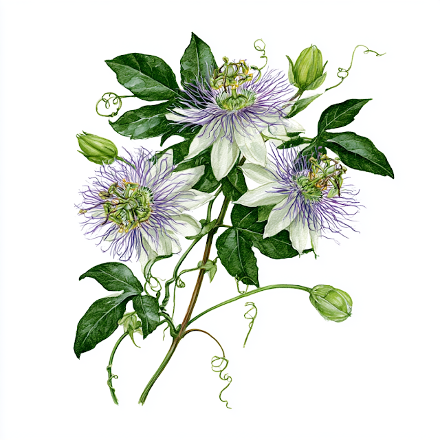 Delicate Climbing Passion Flower Vine