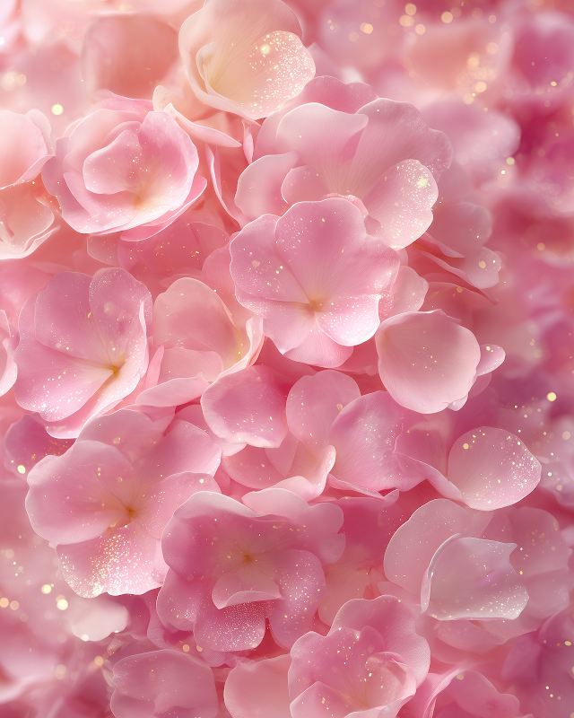 Delicate Pastel Pink Roses Seamless Background