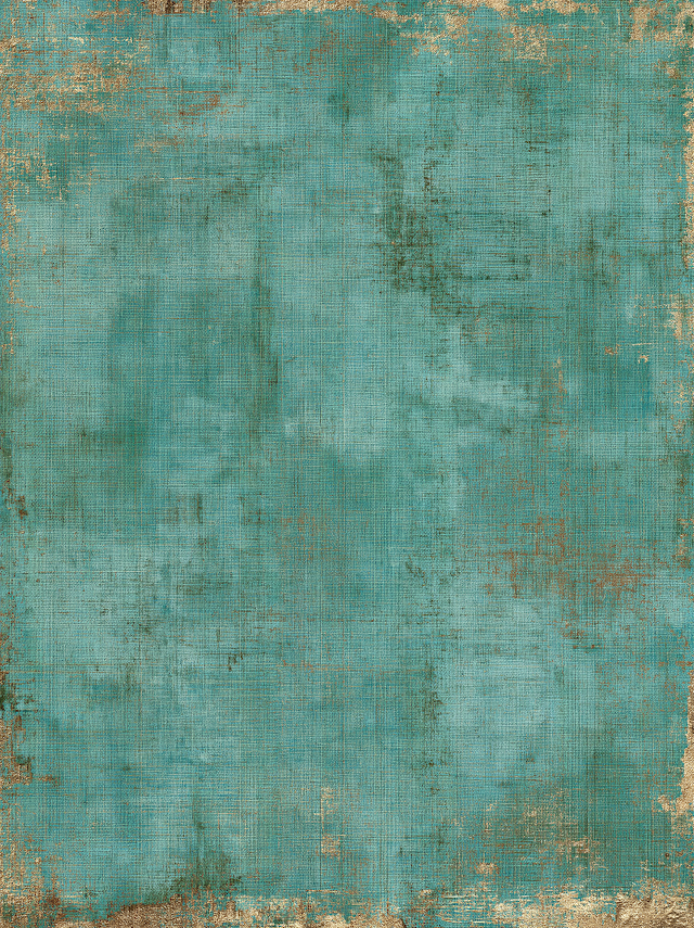Distressed Aged Teal Linen Texture