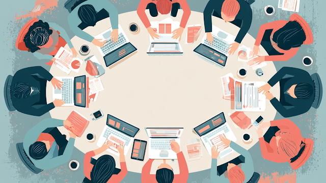 Diverse Startup Team Collaboration