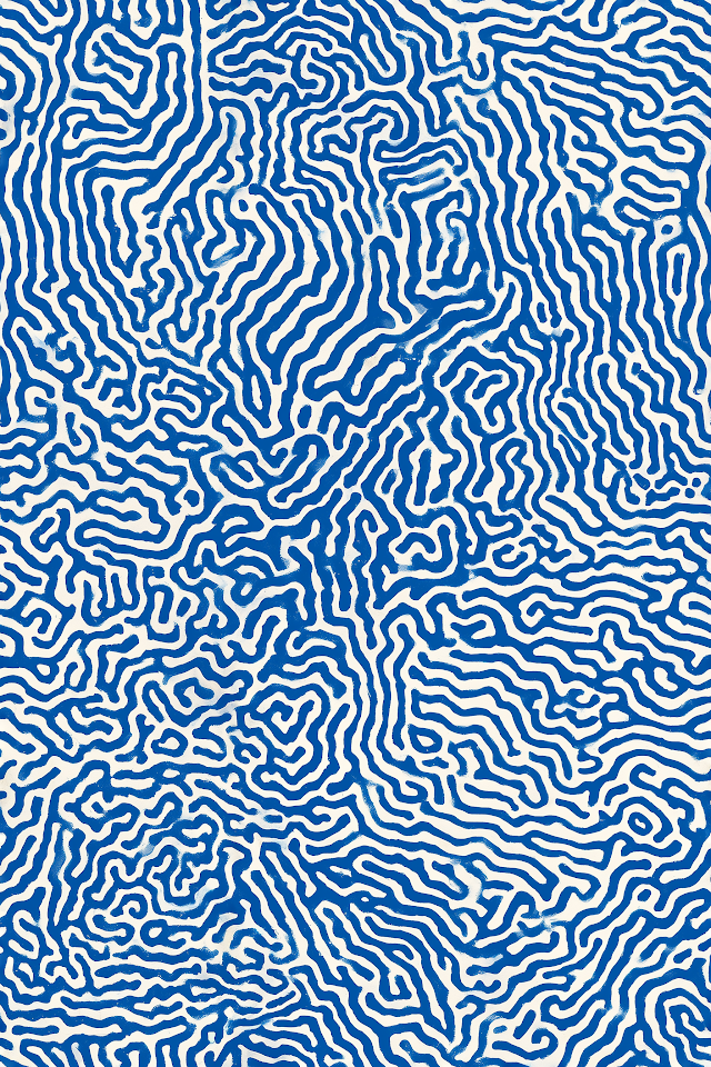 Dynamic Blue Water Ripple Seamless Pattern