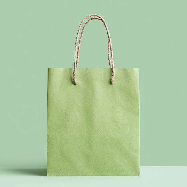 Eco-Friendly Green Paper Bag