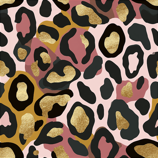 Elegant Abstract Safari Animal Print Pattern
