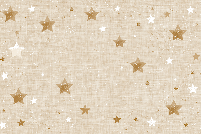 Elegant Beige Background with Tan and White Stars