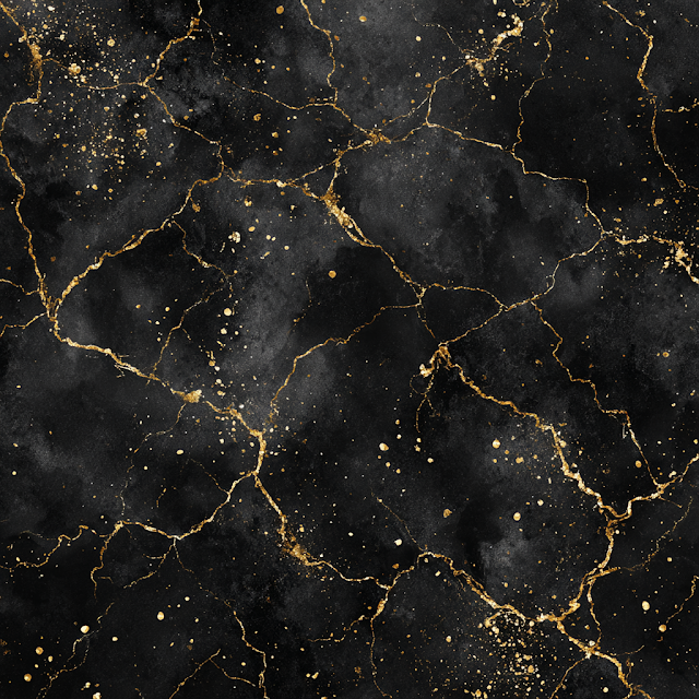 Elegant Black Marble with Golden Veins