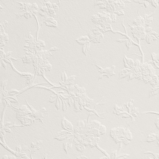 Elegant Botanical Embossed Wallpaper Texture