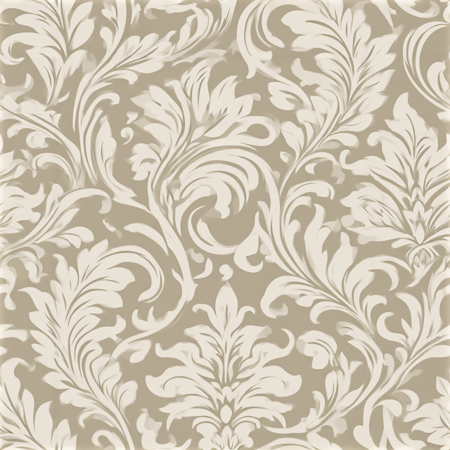 Elegant Damask Wallpaper Pattern