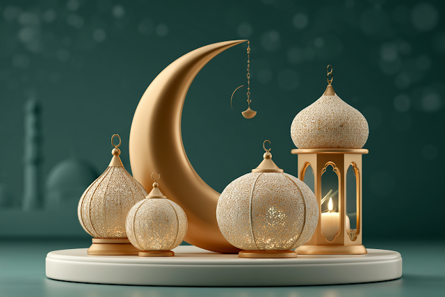 Elegant Eid Al-Adha Greeting Background