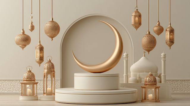 Elegant Eid Al-Adha Greeting Background