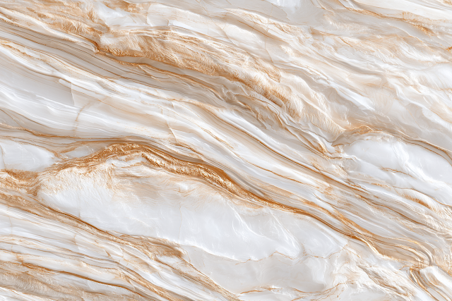 Elegant Gold Veined Marble Surface