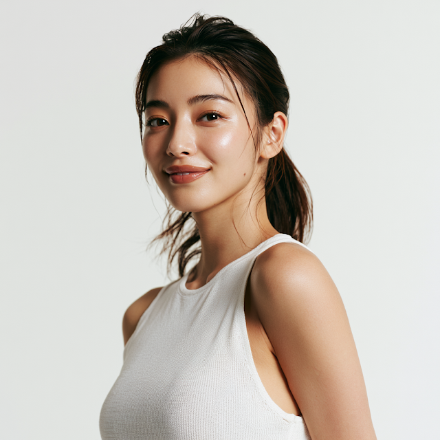 Elegant Japanese Female Model Portrait
