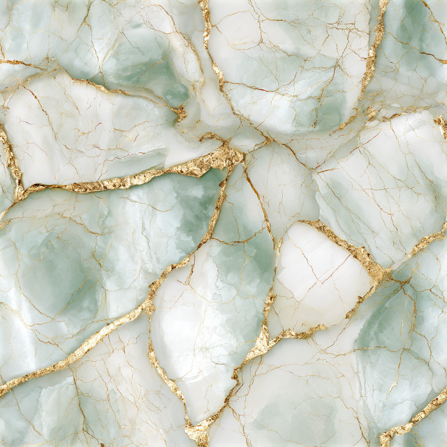 Elegant Marble Texture with Metallic Accents