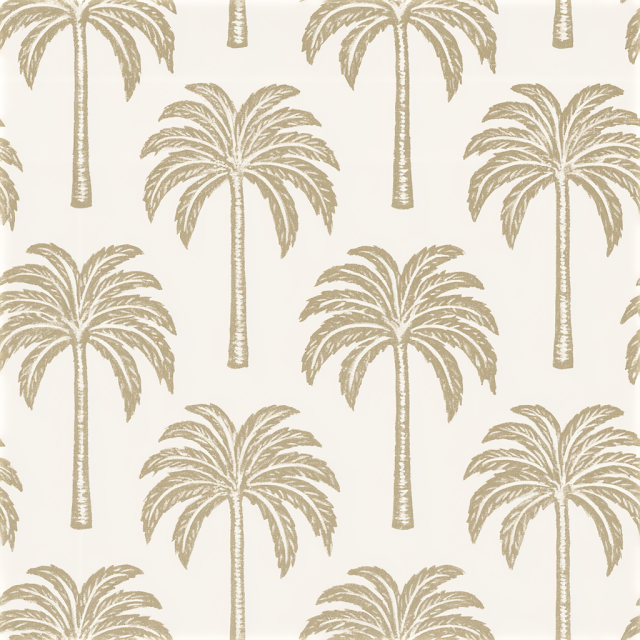 Elegant Palm Tree Seamless Pattern
