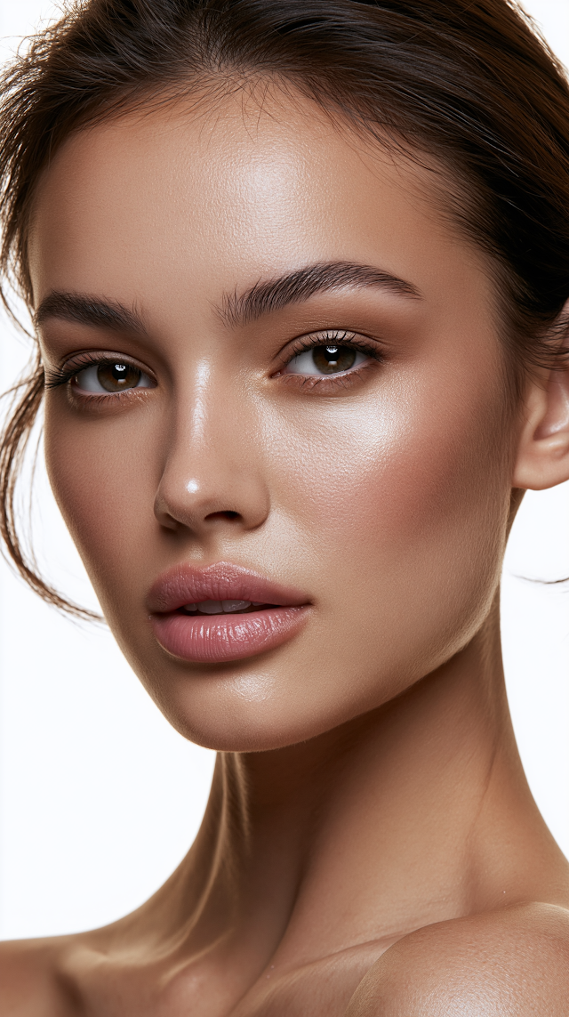 Elegant Portrait of a Model with Natural Beauty