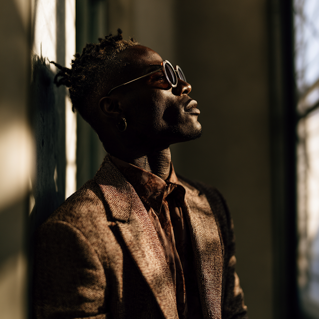 Elegant Side Profile Portrait in Natural Light