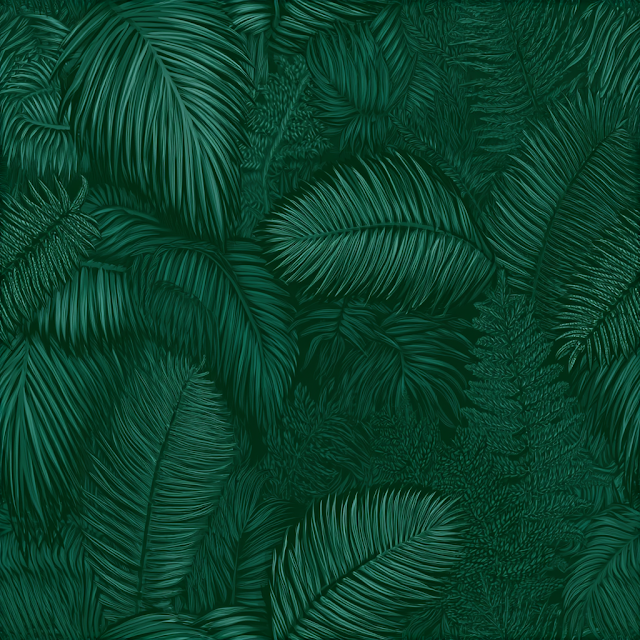 Elegant Tropical Leaf Pattern Background