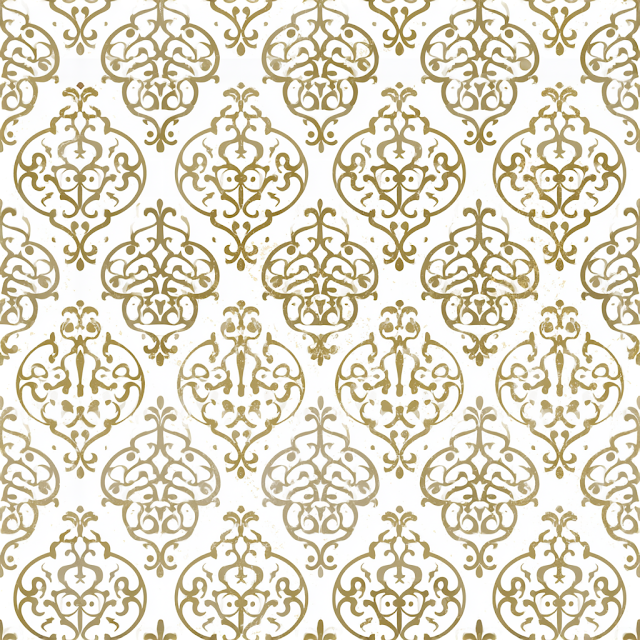 Elegant Vintage Arabesque Wallpaper Pattern