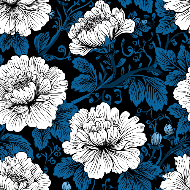 Elegant Vintage Floral Seamless Pattern