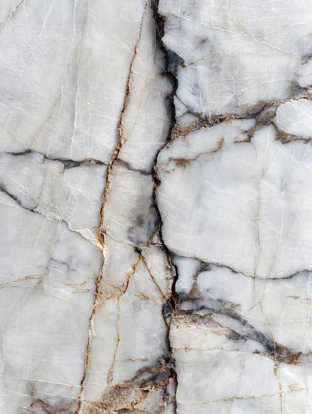 Elegant White Marble with Intricate Veins